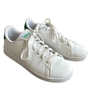 ADIDAS Advancort K Classic White  & Green Sneaker Kids/Boys US 7